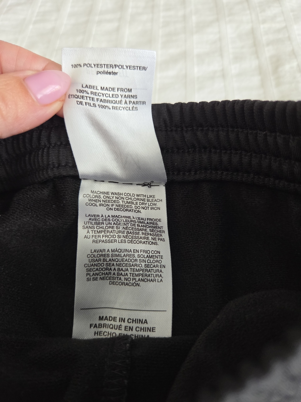 Adidas Toddler Boys Track Pants Black White Stripes Size 18M Athletic Joggers - Picture 5 of 6